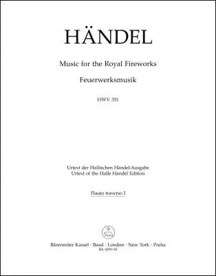 Music for the Royal Fireworks HWV 351 - Handel - Wind Set, Urtext Edition