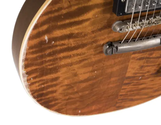 Heavy Aged 1959 Les Paul Electric Guitar with Hardshell Case - Sunrise Tiger