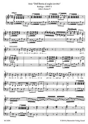 Aria Album for Tenor - Handel - Vocal Score, Anthology, Urtext Edition - Tenor, Piano