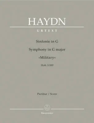 Baerenreiter Verlag - Symphony in G Major Hob. I:100 Military - Haydn/ Salomon - Score, Urtext Edition - Orchestra