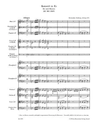 Concerto for Two Pianos and Orchestra No. 10 in E-flat Major K. 365 (316a) - Mozart - Score, Urtext Edition - Pianos, Orchestra
