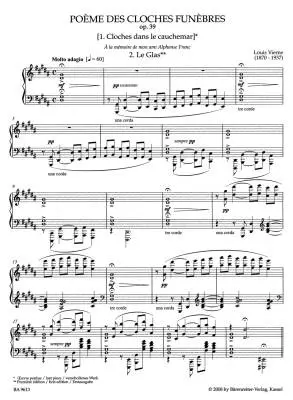 The Last Works (1916-1922) - Vierne - Performance Score, Anthology, Urtext Edition - Piano