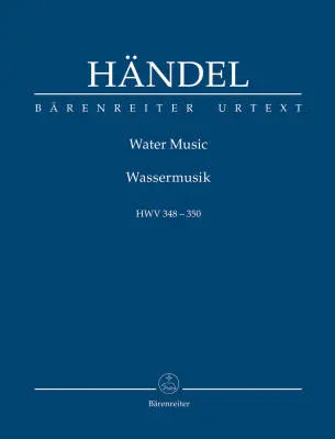 Baerenreiter Verlag - Water Music HWV 348-350 - Handel - Study Score, Urtext Edition