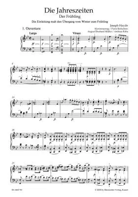 The Seasons Hob. XXI:3 - Haydn - Vocal Score, Urtext Edition - Soloists, Choir, Orchestra