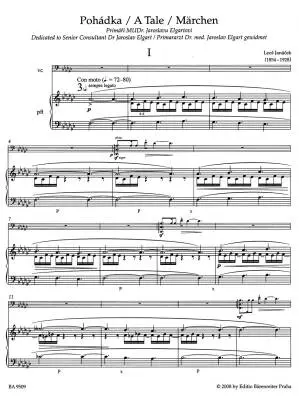 Works for Violoncello and Piano - Janacek - Performance Score, Part, Urtext Edition - Violoncello, Piano
