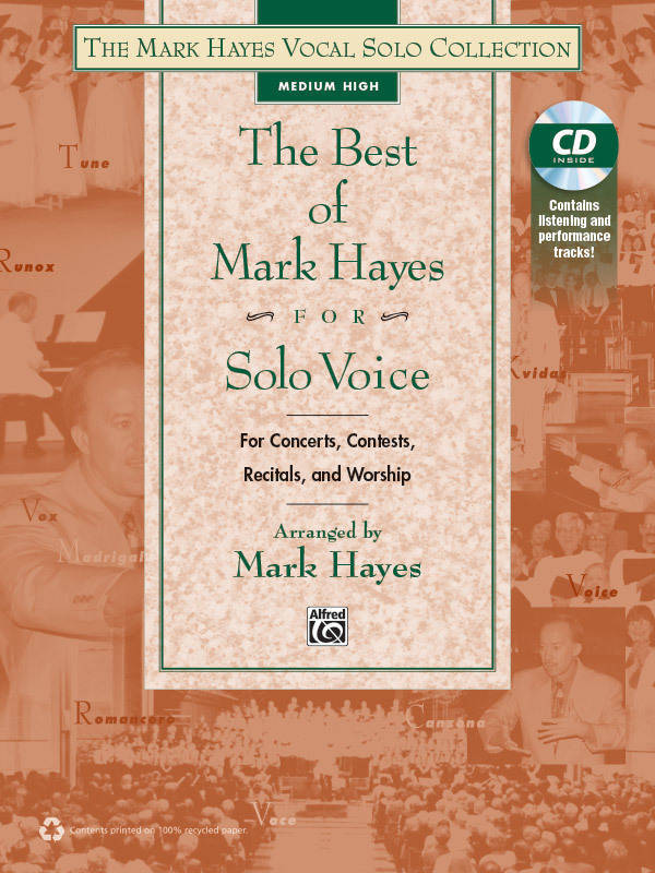 The Best of Mark Hayes for Solo Voice - Hayes - Medium High Voice - Book/CD