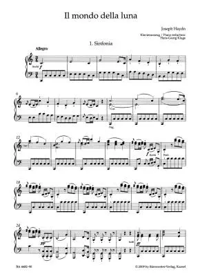 Il Mondo Della Luna (die Welt auf dem Monde) Hob. XXVIII:7 (1777) - Haydn - Vocal Score, Urtext Edition - Soloists, Orchestra