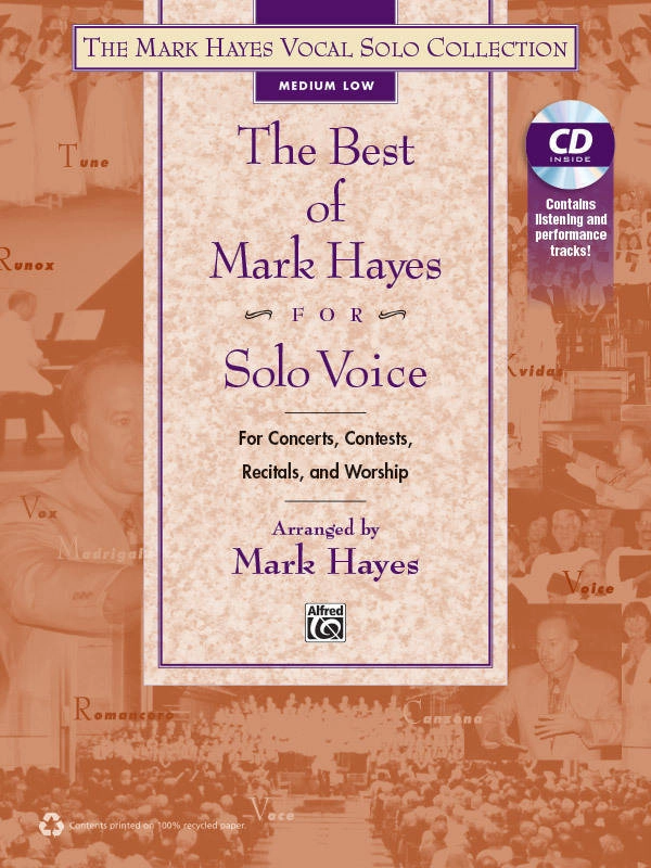 The Best of Mark Hayes for Solo Voice - Hayes - Medium Low - Book/CD