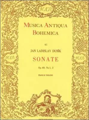 Baerenreiter Verlag - Sonate No. 1, 2 Op. 69 - Dusik - Performance Score, Part - Violin, Piano