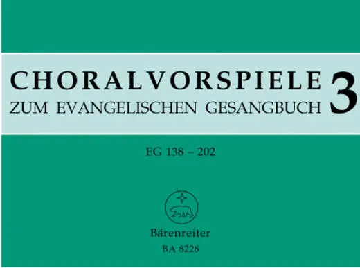 Baerenreiter Verlag - Chorale Preludes, Volume 3 - Organ - Book