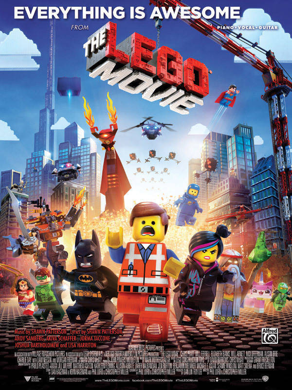 Everything Is Awesome (from The Lego Movie) - Patterson /Bartholomew /Harriton /Samberg /Schaffer /Taccone - Piano/Vocal/Guitar