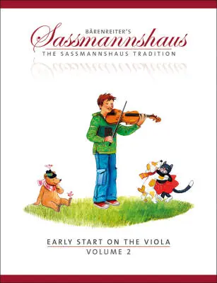 Baerenreiter Verlag - Early Start on the Viola, Volume 2 - Sassmannshaus/ Sassmannshaus - Performance Score - Viola
