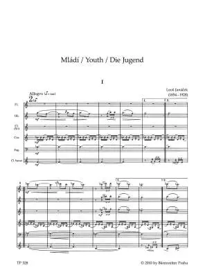 Mladi (Youth) - Janacek - Study Score, Urtext Edition