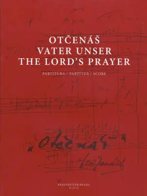 Baerenreiter Verlag - The Lords Prayer - Janacek - Score - Mixed Choir, Harp, Organ