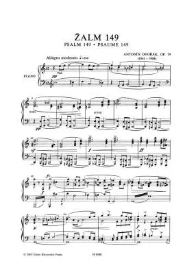 Psalm 149 Op. 79 - Dvorak - Vocal Score - Choir, Orchestra