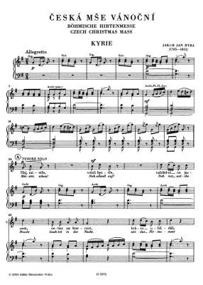 Czech Christmas Mass - Ryba - Vocal Score - Soloists, Choir, Orchestra
