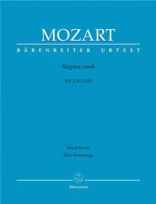 Regina Coeli in C Major K. 276 (321b) - Mozart - Vocal Score, Urtext Edition
