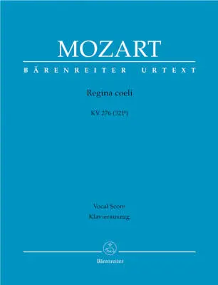 Regina Coeli in C Major K. 276 (321b) - Mozart - Vocal Score, Urtext Edition
