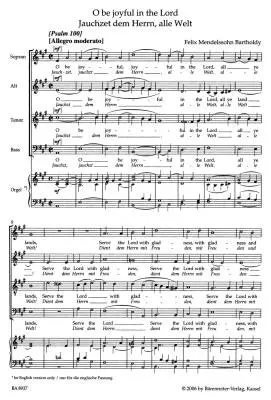 Motets Op. 69 - Mendelssohn Bartholdy - Choral Score, Urtext Edition, Anthology