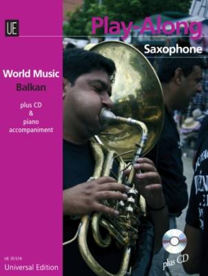 Universal Edition - World Music - Balkan - Play-Along Alto/Tenor Saxophone- Mamudov - Book/CD