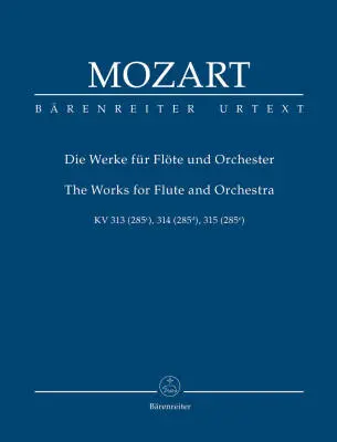 Baerenreiter Verlag - The Works for Flute and Orchestra - Mozart - Study Score, Urtext Edition, Anthology - Flute, Orchestra