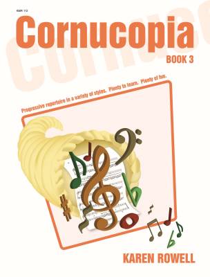 Debra Wanless Music - Cornucopia Level 3 - Rowell - Piano - Book