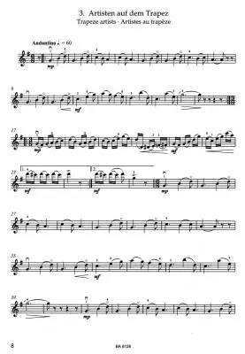 At the Circus for Violin and Piano - Cofalik/ Rychlik - Performance Score, Part - Violin, Piano