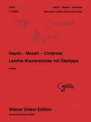 Wiener Urtext Edition - Easy Piano Pieces With Practice Tips, Vol.2 - Haydn/Mozart/Cimarosa - Piano - Book