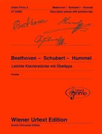 Urtext Primo Volume 3 - Beethoven/Schubert/Hummel - Piano - Book