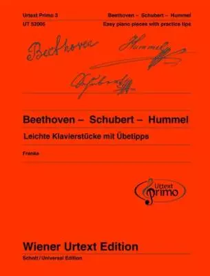 Wiener Urtext Edition - Urtext Primo Volume 3 - Beethoven/Schubert/Hummel - Piano - Book