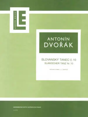 Baerenreiter Verlag - Slawischer Tanz No. 10 E-moll Op. 72 - Dvorak - Performance Score, Part - Violin, Piano