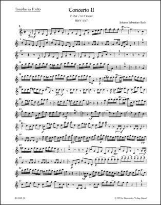 Brandenburg Concerto No. 2 in F Major BWV 1047 - Bach - Trumpet Part