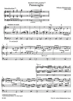 Original Compositions 1 - Middelschulte - Performance Score, Anthology, Urtext Edition - Organ