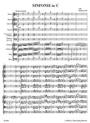 Symphony in C Major Hob. I:82 \'\'l\'Ours\'\' - Haydn - Score, Urtext Edition - Orchestra