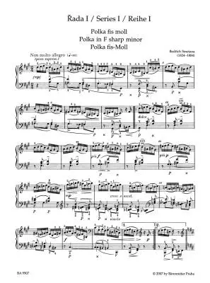 Tschechische Tanze fur Klavier - Smetana - Performance Score, Urtext Edition - Piano