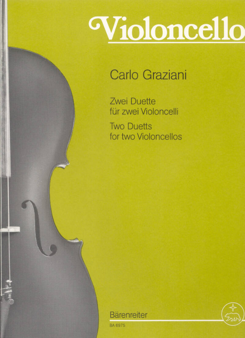Zwei Duette fur Violoncelli - Graziani - Performance Score - Violoncello