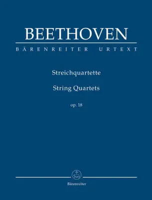 Baerenreiter Verlag - String Quartets Op. 18 - Beethoven - Study Score, Urtext Edition - String Quartet