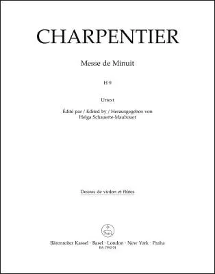 Baerenreiter Verlag - Messe de Minuit pour Noel H 9 - Charpentier - Violin I Part, Urtext Edition
