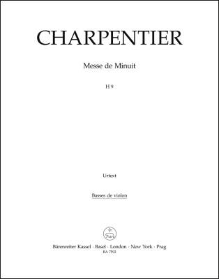 Messe de Minuit pour Noel H 9 - Charpentier - Cello/Double Bass Part, Urtext Edition