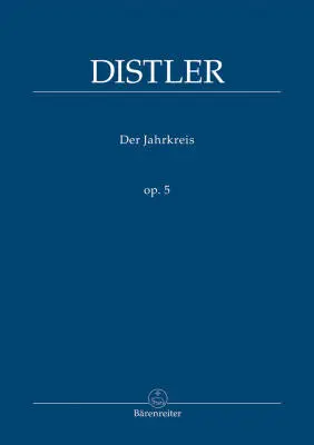 Baerenreiter Verlag - Der Jahrkreis Op. 5 (1932/1933) - Distler - Choral Score, Anthology - Choir