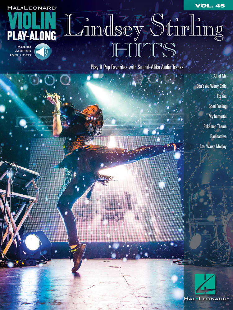 Lindsey Stirling Hits Violin Play-Along Volume 45 - Book/Audio On-line