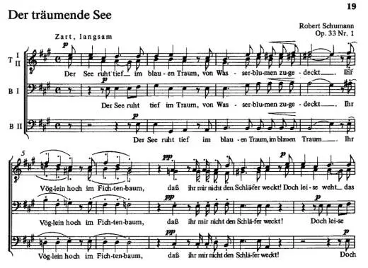 Kling Auf, Mein Lied, und Singe - Choral Score, Anthology - Male Choir