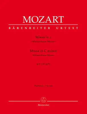 Baerenreiter Verlag - Missa in C Minor K. 139 (47a) Waisenhaus Mass - Mozart - Score, Urtext Edition