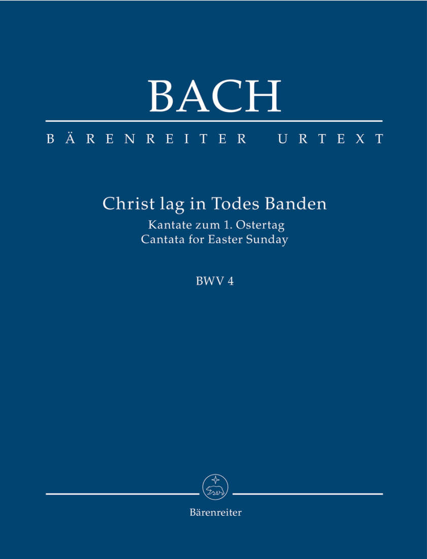 Christ Lay by Death Enshrouded BWV 4 - Bach - Study Score, Urtext Edition