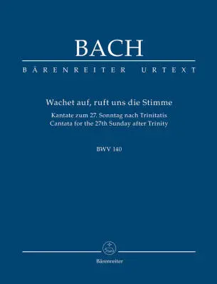 Baerenreiter Verlag - Wake Ye Maids! Hark, Strikes the Hour BWV 140 - Bach - Study Score, Urtext Edition