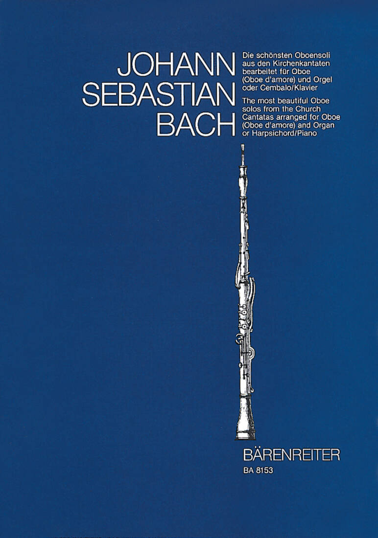 The Most Beautiful Oboe Solos from the Church Cantatas BWV 12, 21, 76, 156, 249 - Bach - Performance Score, Part - Orchestra