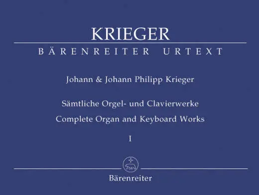 Baerenreiter Verlag - Johann Krieger: Musicalische Partien (1697) / Anmuthige Clavier-ubung (1699) - Krieger/ Krieger - Performance Score, Anthology, Urtext Edition