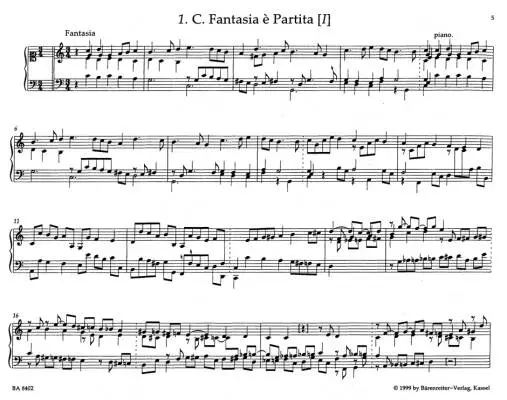 Johann Krieger: Musicalische Partien (1697) / Anmuthige Clavier-ubung (1699) - Krieger/ Krieger - Performance Score, Anthology, Urtext Edition