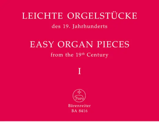 Baerenreiter Verlag - Easy Organ Pieces - Performance Score, Anthology - Organ