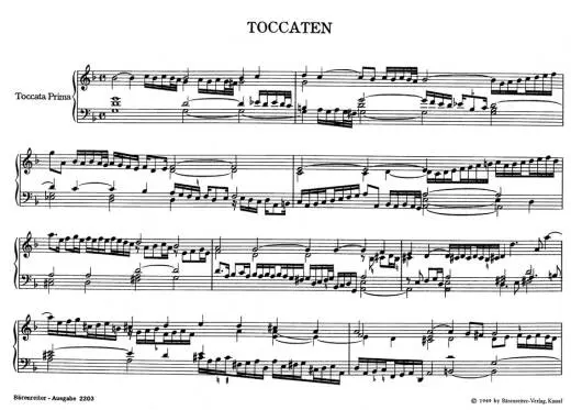 Das Erste Buch der Toccaten, Partiten Usw. 1637 - Frescobaldi - Performance Score, Anthology